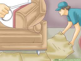 How To Dye Leather Furniture 11 Steps With Pictures Wikihow