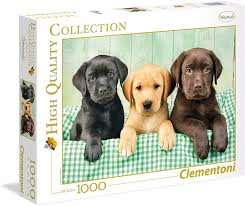 So how about a cosy family night with a colourful puzzle from . Amazon Com Three Labrador Jigsaw Puzzles 1000 Pieces For Adults Toys Games