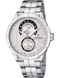 Brand, seller, or collection name. Montre Homme Festina Elegance F16632 1 Bracelet En Acier Argente A