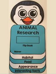 Animal Research Flip Book Flip Book Research Projects First Grade Science