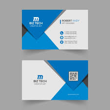 It is a good way to give or get contacts. Stylish Dark Blue Business Card Template Blue Business Card Free Business Card Design Visiting Card Design