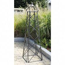 Achla Designs 5 5 Ft Square Iron Country Cottage Obelisk Trellis Walmart Com In 2020 Obelisk Trellis Trellis Garden Obelisk Metal