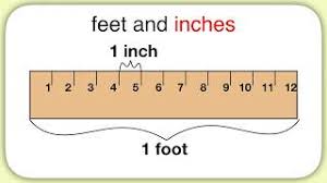 Simply use our calculator above, or apply the formula to change the length 5.7 ft to in. Measurement Feet And Inches Youtube