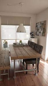 Homedecorinspiration Industrial Look Dining Table Source Labuhardilladesign Blogspot Com Es Rustic Dining Furniture Furniture Home