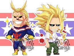 All Might Chibi My Hero Chibi Hero