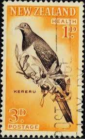 New Zealand 126 1960 Health Kereru New Zealand Pigeon Vintage Postage Stamps Postage Stamps Stamp