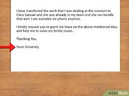 It will be so kind of you. How To Write A Leave Of Absence Letter With Pictures Wikihow