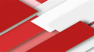 Background Putih Langit Bendera Merah Desain Banner