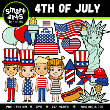 Clip art is fun to use for printing, classroom lessons or activities, scrapooking, craft projects, or to decorate your blog or website! 4th Of July Clip Art Educational Clip Arts