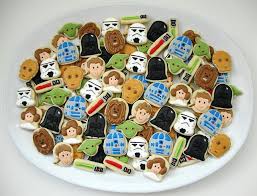 My Little Sw Family Star Wars Cookies Star Wars Party Food Star Wars Party