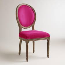 Fuchsia Paige Dining Chairs Set Of 2 World Market Absolutely Love These Chairs Round Back Dining Chairs Dining Chairs Dining Room Chairs Upholstered