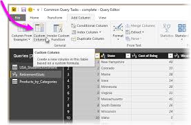 Add A Custom Column In Power Bi Desktop Power Bi Microsoft Docs