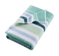 Mainstays Performance Striped Textured 30" x 62" Bath Sheet, Multiple Colors