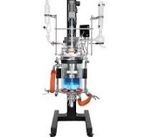 Lifting Rotary Single or Dual Jacketed Glass Reactor Systems, 50 L