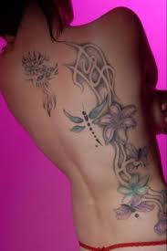 Holly comes highly recommended by her clients because. Dragonfly With Flower Tattoo Pic