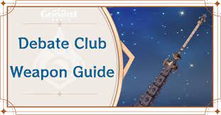 In short, people listen to pearls of wisdom. Debate Club Stats Skill And How To Get Genshin Impact Game8