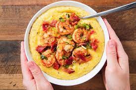This Cheesy Bacon Shrimp And Grits Can Be Yours In Just 30 Minutes Recipe Grits Recipe Cheesy Bacon Shrimp N Grits Recipe