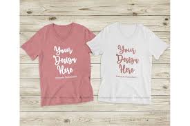 The bella canvas t shirt 3001cvc heather mauve color happens to be my favorite! Matching Bella Canvas 3005 White Heather Mauve Tshirt Mockup 478986 Clothing Design Bundles