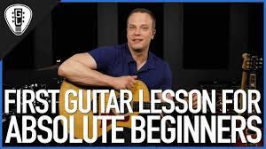 First Guitar Lesson For Beginners - Youtube