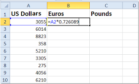 Enter the amount to be converted in the box to use swap currencies to make moldovan leu the default currency. How To Quickly Convert Between Dollars Pounds Euros In Excel