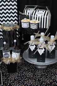 Nye Party New Year S Party Ideas Photo 15 Of 16 Black Party Decorations White Party Theme All Black Party