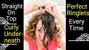 It results in loss of hair volume because you are. Easy Finger Rolling Ribboning Curly Hair How To Fix Straight Hair Get Volume Define Curls Frizz Youtube