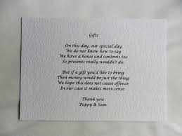Wedding Gifts How To Ask For Money Instead Of Presents Wedding Gift Poem Wedding Money Wedding Cash Gift