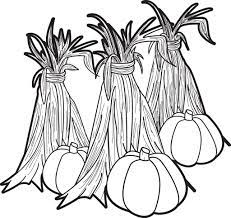 Corn stalk coloring pages are a fun way for kids of all ages to develop creativity, focus, motor skills and color recognition. Printable Pumpkins And Corn Stalks Coloring Page For Kids Supplyme