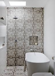 Any advice on the tile size/ratio of tile for the most ideal looking herringbone pattern. Cement Tile Pattern Bathroom