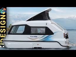 10 Camper Boats From Retro To Modern Camper Boat Hybrid Favorites Youtube Camper Boat Boat Pontoon Houseboat