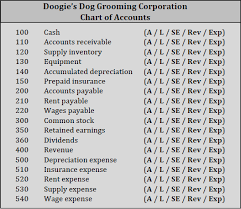 Solved The Chart Of Accountspurpose Understand The Chart