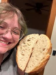 First same day sourdough loaf baking experience