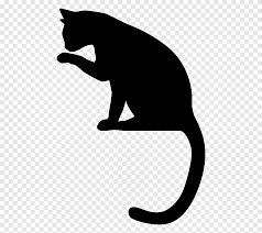 Art cat images black and white. Silhouette Of Cat Black Cat Silhouette Cat Mammal Animals Png Pngegg
