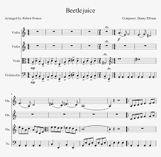 Beetlejuice the musical say my name presley ryan as lydia. Beetlejuice Sheet Music For Violin Viola Cello Download My Father S Favorite Piano Sheet Transparent Png 850x1100 Free Download On Nicepng