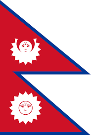 First Flag Of Nepal 1962 It Totally Made My Day What A Group Of Cute People Nepal Flag Nepali Flag Flag