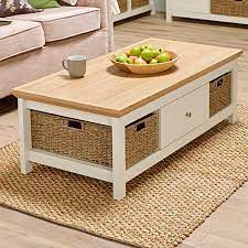 Part of our farrow cream range of solid wooden living more details about the farrow cream coffee table. Burton Coffee Table With 1 Drawer