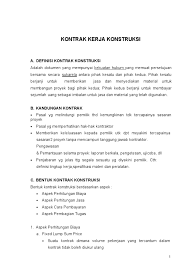 Pembuatan surat kontrak kerja proyek ternyata tak begitu sulit. Kontrak Konstruksi