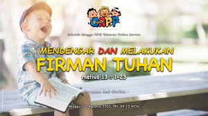 Maybe you would like to learn more about one of these? Mendengar Dan Melakukan Firman Tuhan Sm Gapp 09 Agustus 2020 Youtube