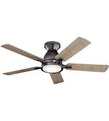 It offers several parts including fan glass, light fitters, fan light kits, lighting. Kichler 330090avi Arvada 44 Inch Anvil Iron With Dist Antiq Gray Blades Ceiling Fan