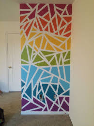 Lovely Geometric Wall Design From Pixers With Hd Portrait Awesome Decal White Ilustration Jpg 852 1 136 Pixels Wall Paint Designs Wall Design Wall Painting Creative accent wall painting ideas and inspiration: wall paint designs