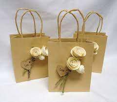 Wedding Favor Bags Wedding Gift Bags Gift Bags Paper Rose Wedding Favor Ivory Rose Embalagens De Produtos Embalagens Para Lembrancinhas Embalagem Artesanal