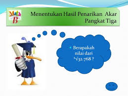 Lengkapilah bentuk akar pangkat tiga berikut. Kelas 6 Semester I Tahun Pelajaran 2011 2012 Ppt Download