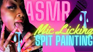 ASMR Red Lips Messy Juicy Spit Painting Licking Mic Mouth Sounds | by The  Goddess ASMR Lounge | Oct, 2023 | Medium