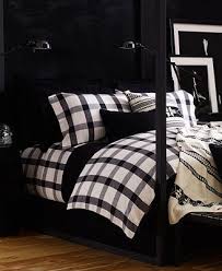 Black And White Plaid Sheet Set Black White Check Sheet Set Ralph Lauren Downtown Modern Collection Luxury Bedding Bed Linens Luxury Home