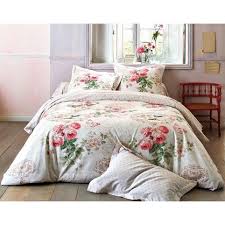 Housse de couette (à rabat de 40 cm. Housse De Couette Imprimee Froses Et Papillons Becquet Creation Becquet Rose Linge De Lit Housse De Couette Fleurie Parure De Lit