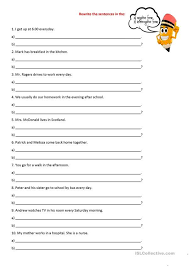 Simple Present Tense English Esl Worksheets For Distance Learning And Physical Classrooms Simple Present Tense Tenses Tenses English