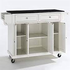 Check spelling or type a new query. Buy Pemberly Row Solid Black Granite Top Kitchen Cart In White Online In Turkey B01lvw203d