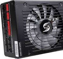 Fuente de alimentación de 1250 W RGB totalmente modular ATX 3.0 PCIe 5.0  PSU activo PFC Gaming PC fuentes de alimentación de voltaje completo  100-240V ...
