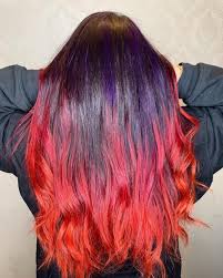 In this case use green to neutralize orange hair the case below shows a customer whose hair had been colored many times. 22 Hottest Red Purple Hair Colors Balayage Ombres And Highlights