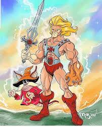 Someone is speaking to me. By The Power Of Grayskull Give Me Sight Beyond Sight Awesome Heman Liono Mashup Anybody Know The Artist If You D 80s Cartoons Cartoon Comic Pictures